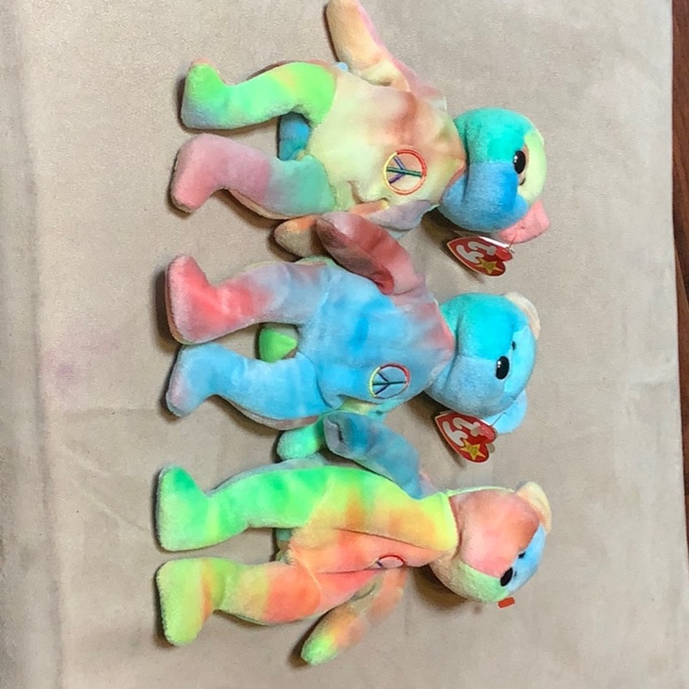 Ty Multicolor Stuffed Fish Plush Toy